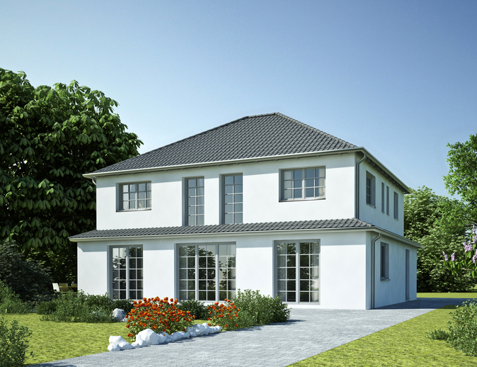 Das Bild zeigt ein Einfamilienhaus zum Kauf